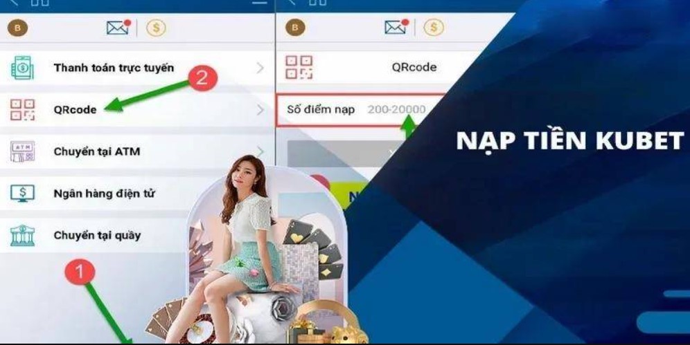 Có 5 phương thức chủ yếu nạp tiền tại nhà cái kubet